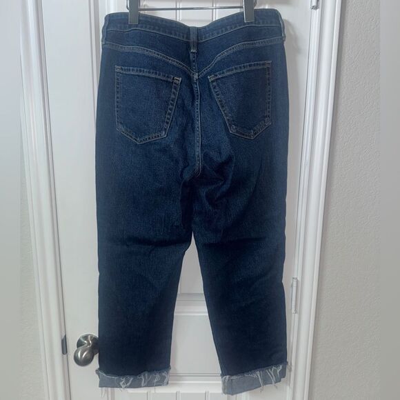 Old Navy Blue OG Straight-Leg Jeans Classic Fit - Picture 2 of 5